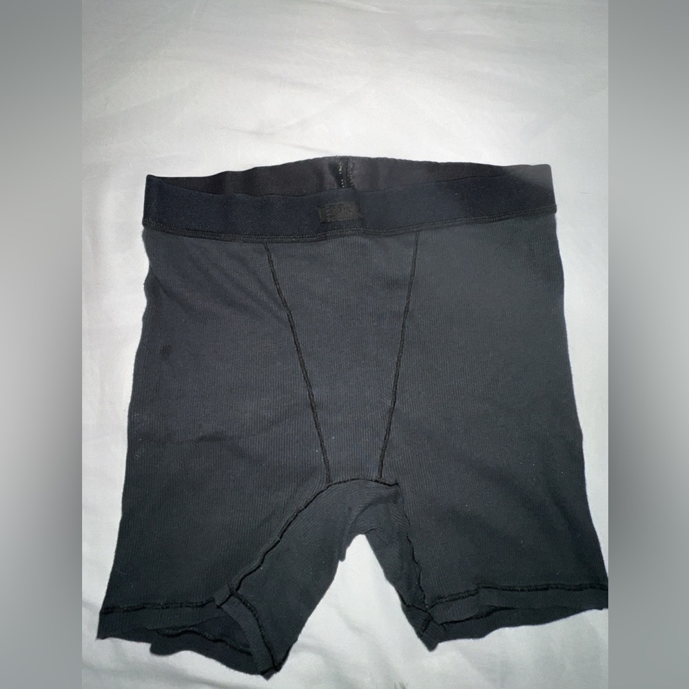 Skims cotton rib boxer soot medium